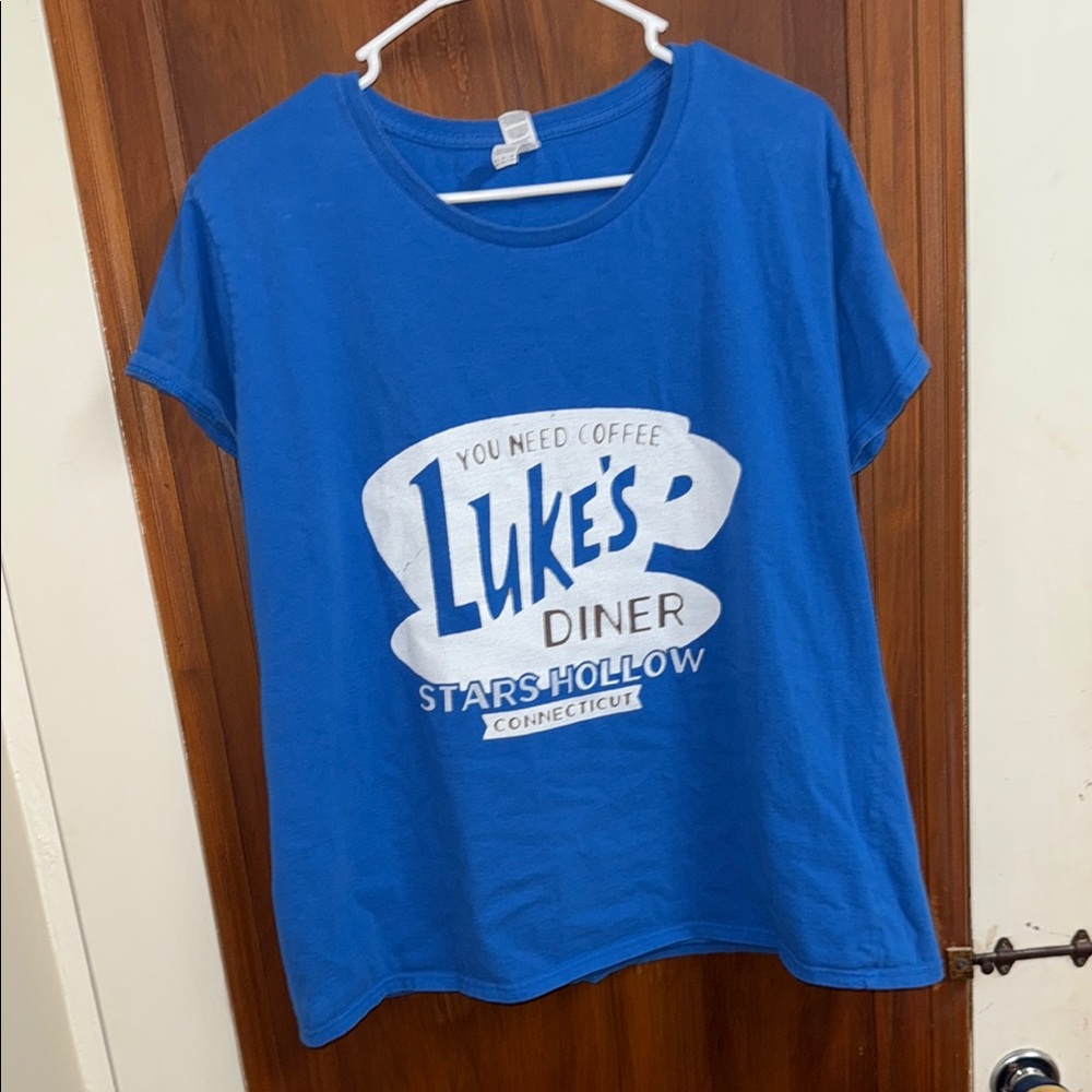 Blue Lukes Diner Gilmore Girls Graphic T-Shirt
